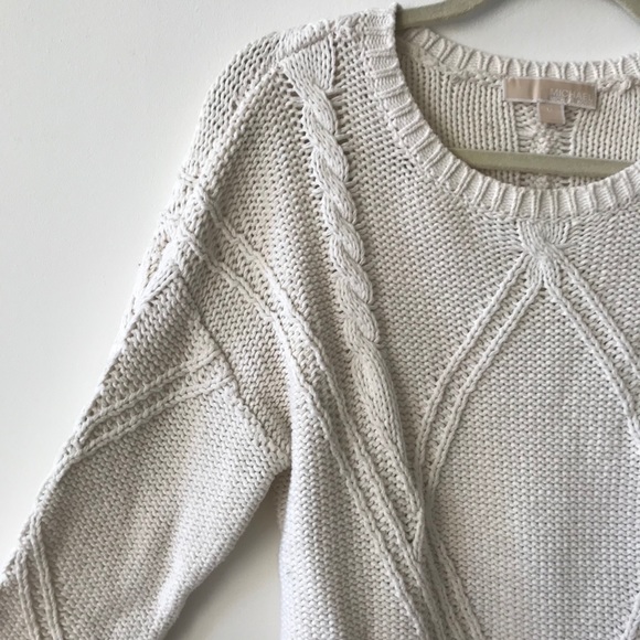 michael kors cable knit oversized cardigan